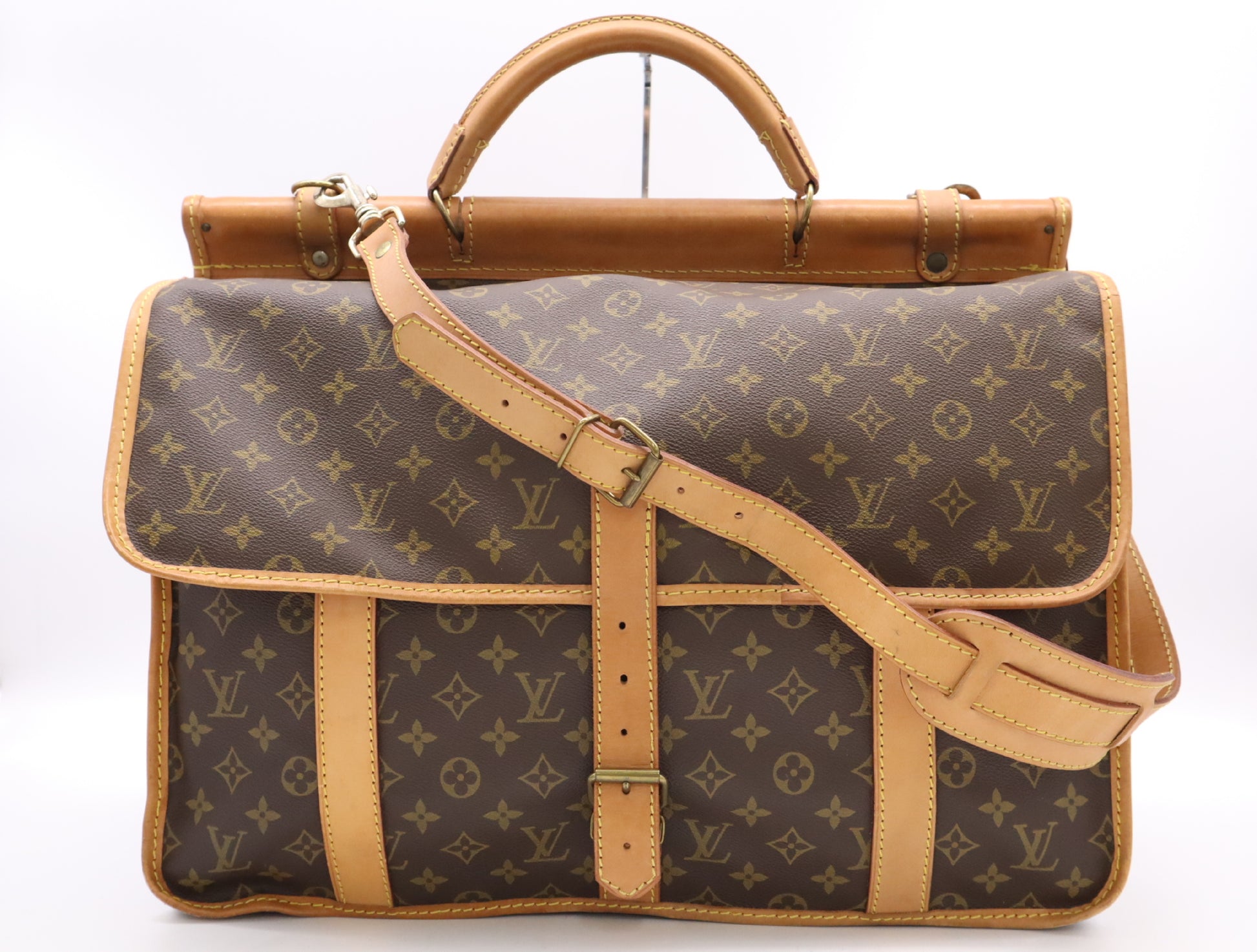 LOUIS VUITTON M58122 Monogram Sac Clever Tote Bag with Strap