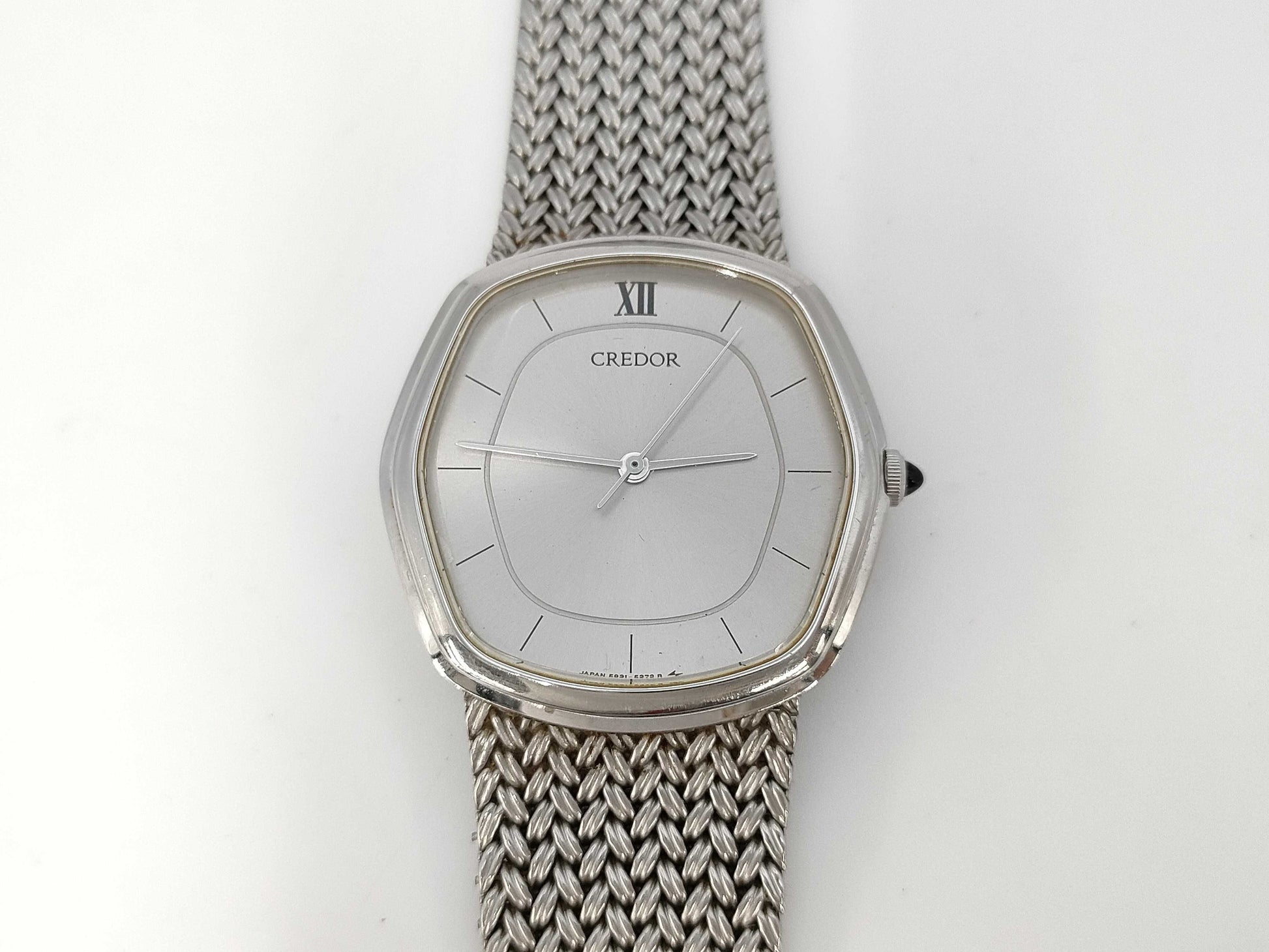 SEIKO Credor 5931-5232 560005 Quartz Silver Dial Women's Watch