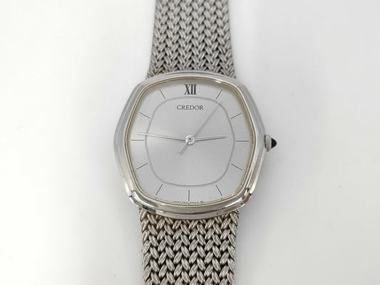 SEIKO Credor 5931-5232 560005 Quartz Silver Dial Women's Watch