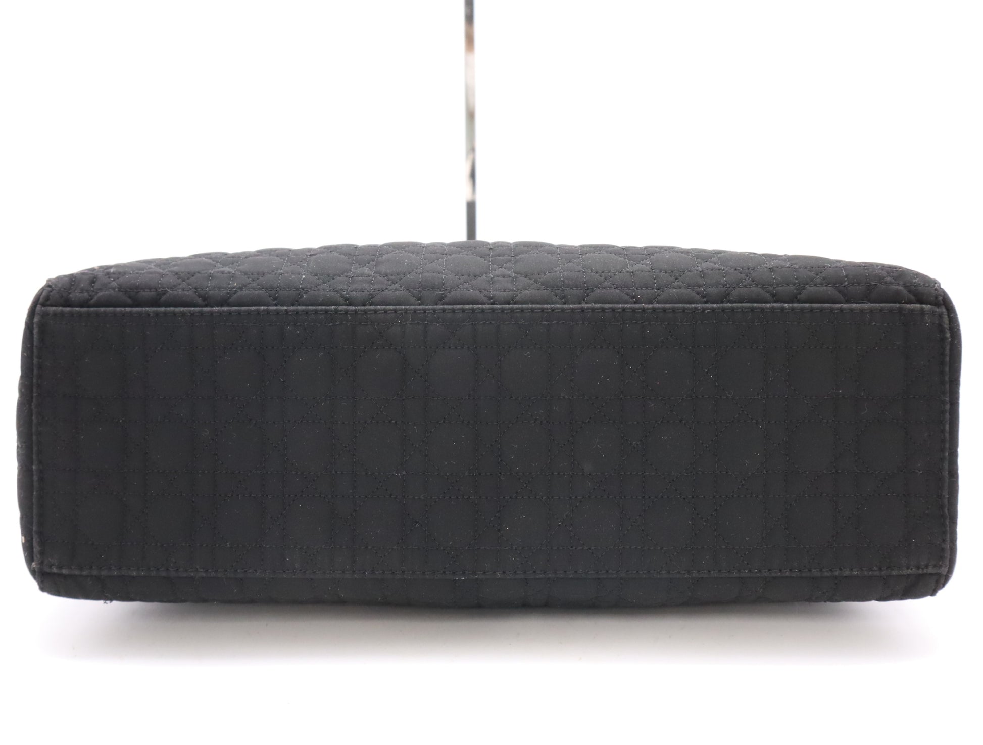 Dior Lady Dior Canvas Lady Dior Large Handbag Black Handbag