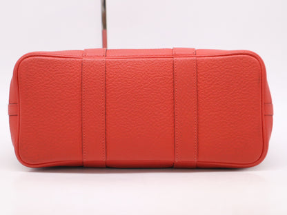 HERMES Toile x Negonda Garden Party Handbag Rouge A Stamp 2017 Handbag