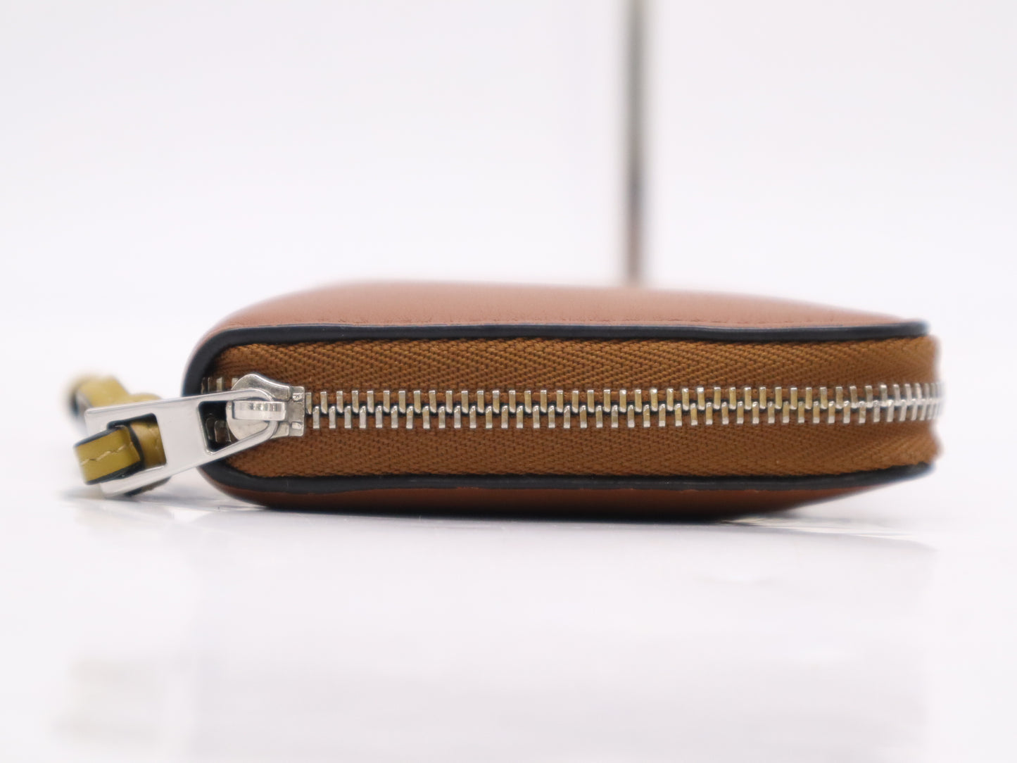 LOEWE Classic Calfskin Zip-Around Wallet in Tan Ocher 262216 Wallet