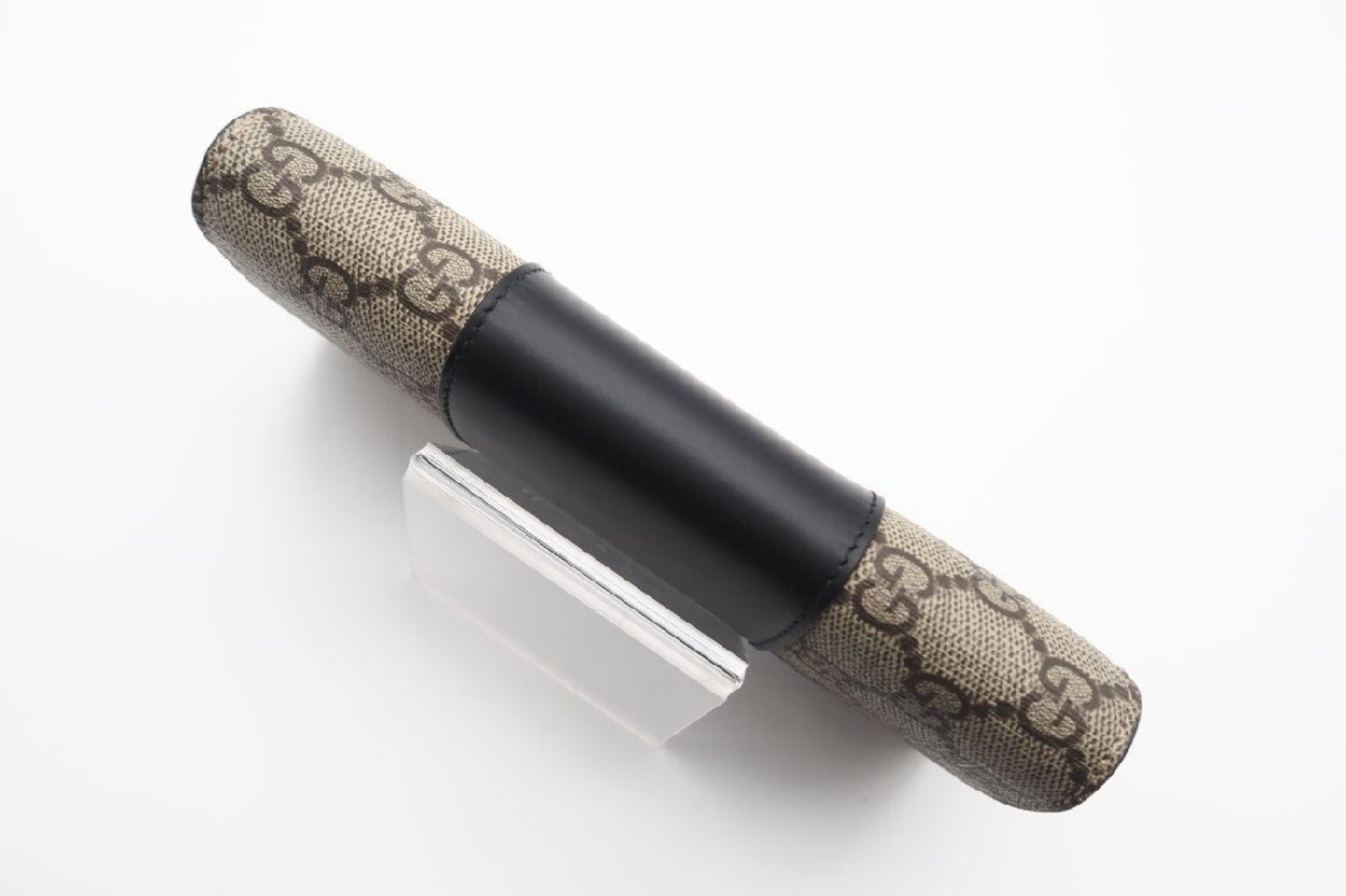 GUCCI GG Supreme Canvas and Leather Bifold Long Wallet 0416 Wallet