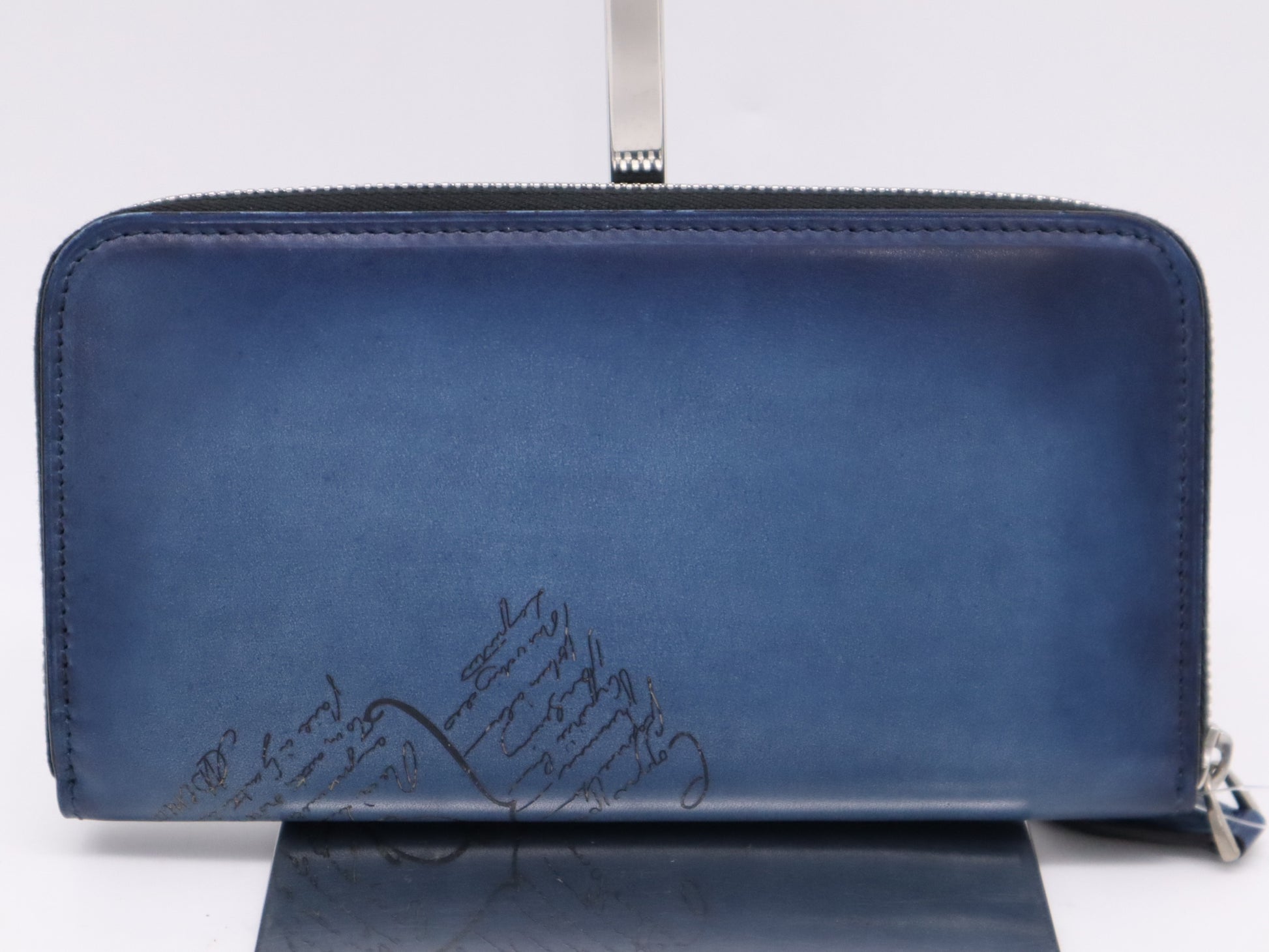 Berluti ITAUBA_NEO-JOUR-V2 Scritto Leather Itauba Neo Wallet