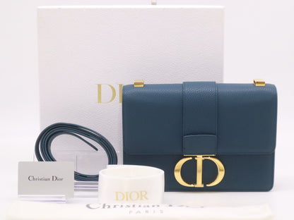 Dior 24 Montaigne Shoulder Bag with Box, Dust Bag, Shoulder Strap, and Guarantee Card