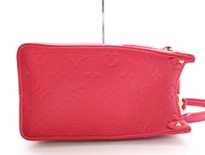 LOUIS VUITTON M45660 Monogram Empreinte On the Go PM Freesia Shoulder Bag with Shoulder Strap, RFID Verified