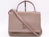 LOUIS VUITTON M50578 Calf Leather Lockme 2 Taupe Handbag with Shoulder Strap and Clasp