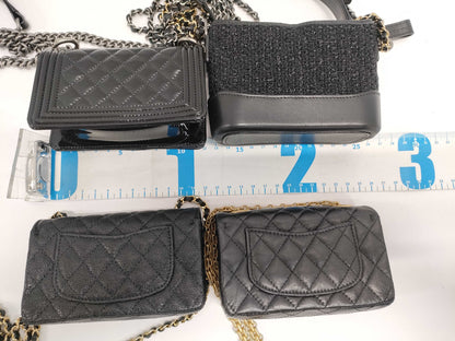 CHANEL Lambskin Grained Calfskin & Tweed Success Story Trunk Set 