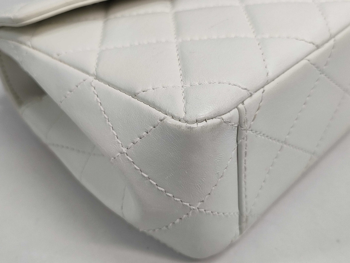 CHANEL Lambskin Matelasse Chain Shoulder Bag with Guarantee Card 5373053