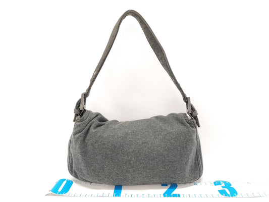 FENDI Mamma Bucket Wool Handbag