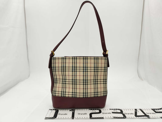 BURBERRY Nova Check Handbag Shoulder Bag