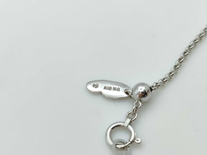 TASAKI D0.16ct K18WG 8.0g Necklace 