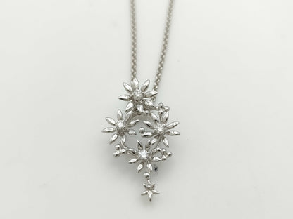 TASAKI D0.16ct K18WG 8.0g Necklace 