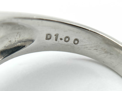 D1.00ct PT900 11.6g Ring 