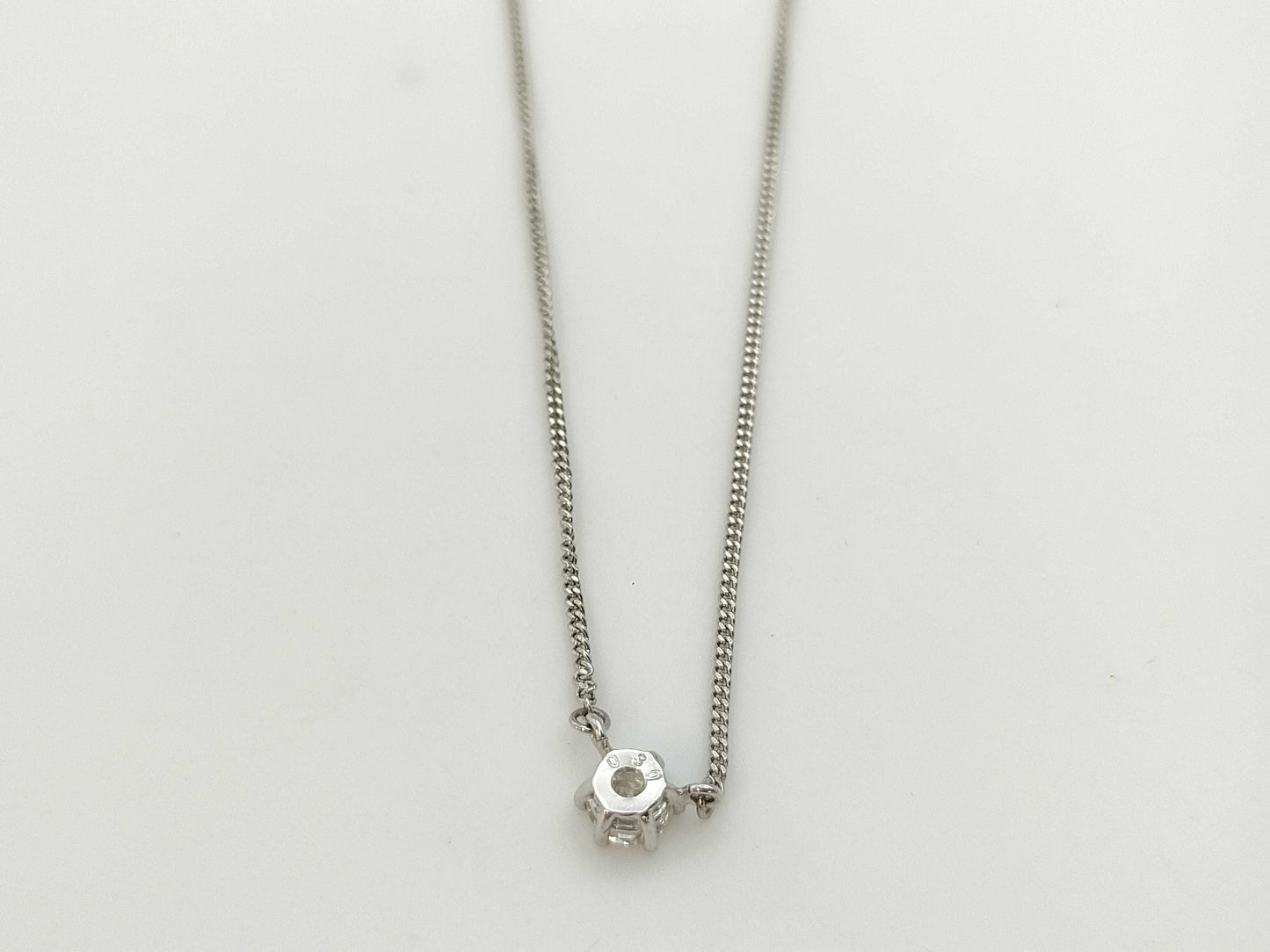 D0.30ct PT850 2.8g Necklace 