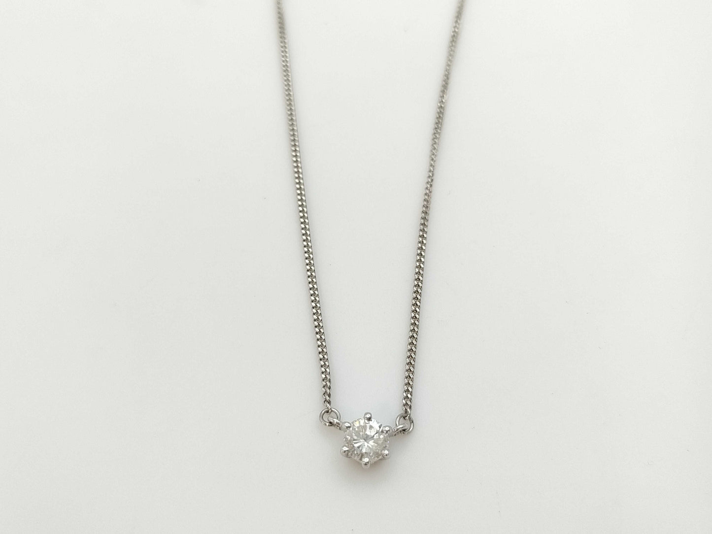 D0.30ct PT850 2.8g Necklace 