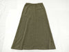 Ys Yohji Yamamoto wool A-line long skirt, khaki, size 3