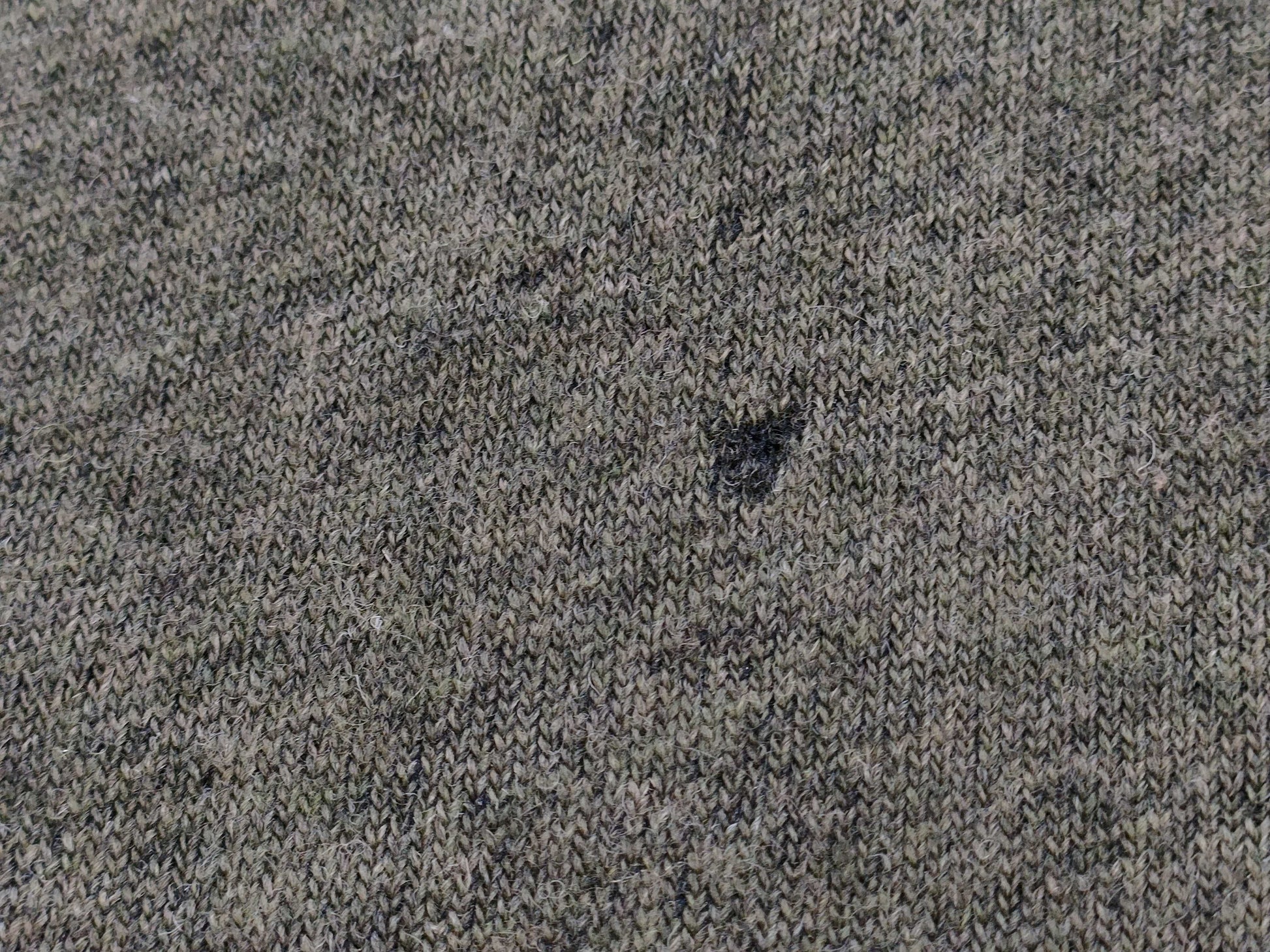 Ys Yohji Yamamoto wool A-line long skirt, khaki, size 3