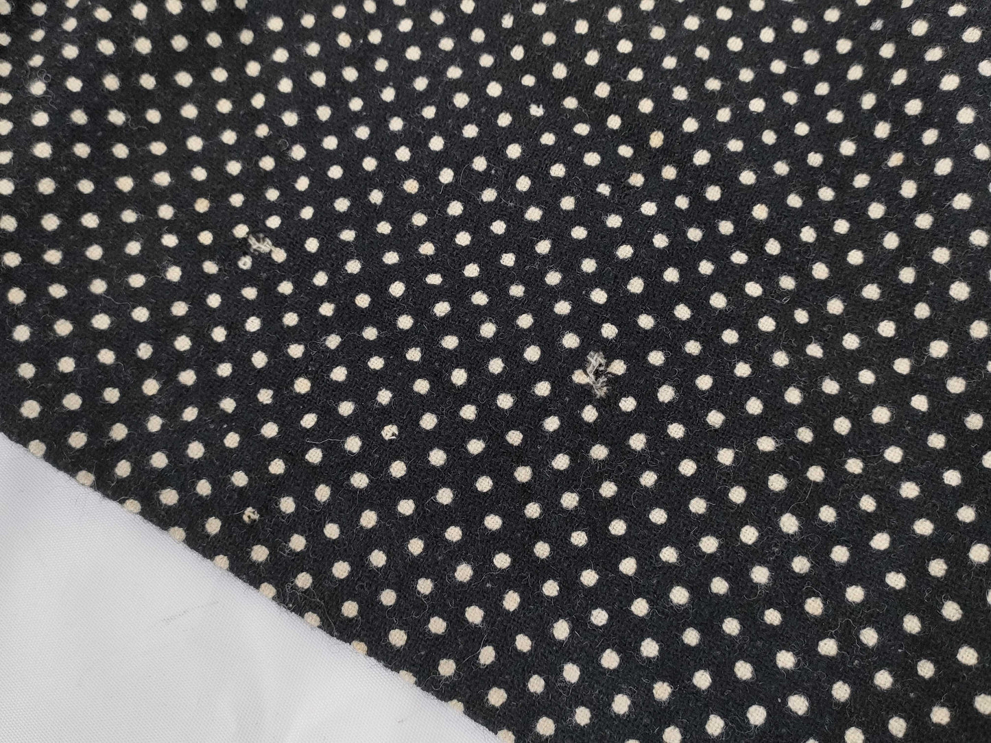 Ys Yohji Yamamoto Polka Dot Pattern Asymmetrical Shorts, Black, Size 2