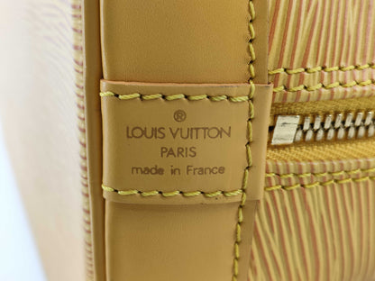 LOUIS VUITTON Epi Alma Yellow Handbag