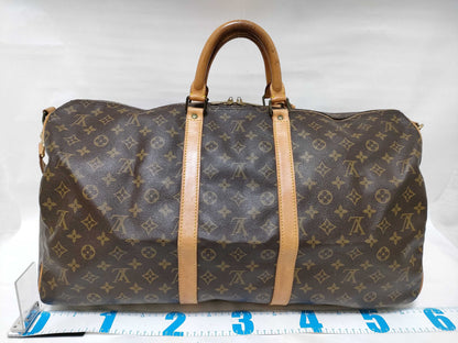 LOUIS VUITTON Monogram Keepall Bandouliere 55 VI884 Boston Bag