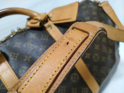 LOUIS VUITTON Monogram Keepall Bandouliere 55 VI884 Boston Bag
