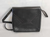 CELINE Triomphe Shoulder Bag in Black Leather