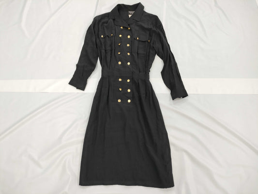 CHANEL A7 Coco Button Dress Size 40 Dress