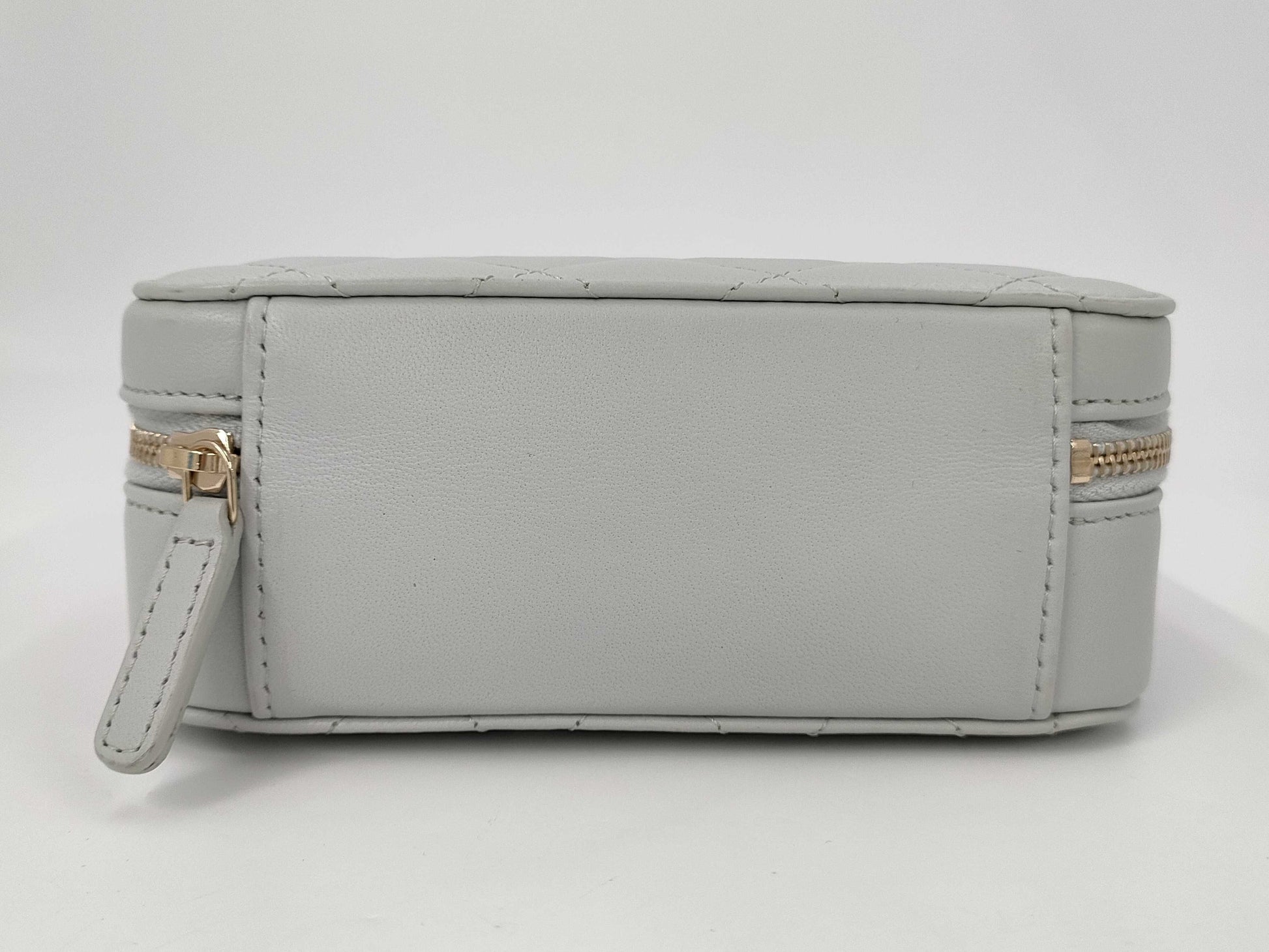 CHANEL Chain Vanity Bag, Coco Ball Matelasse, Light Blue Lambskin, GD Hardware, AP2426 ANPL6U49 Shoulder Bag