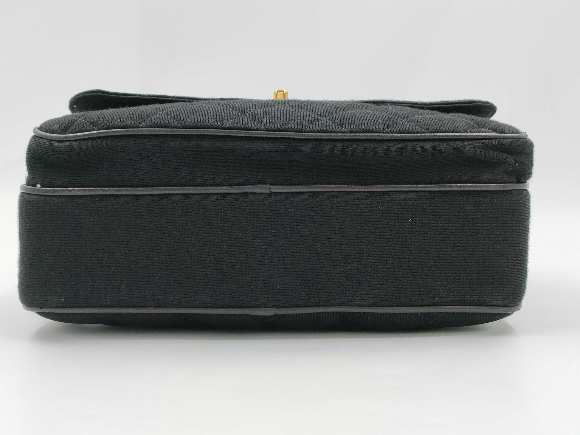 CHANEL Matelasse Chain Shoulder Bag, Cotton, Black, No. 1, Shoulder Bag