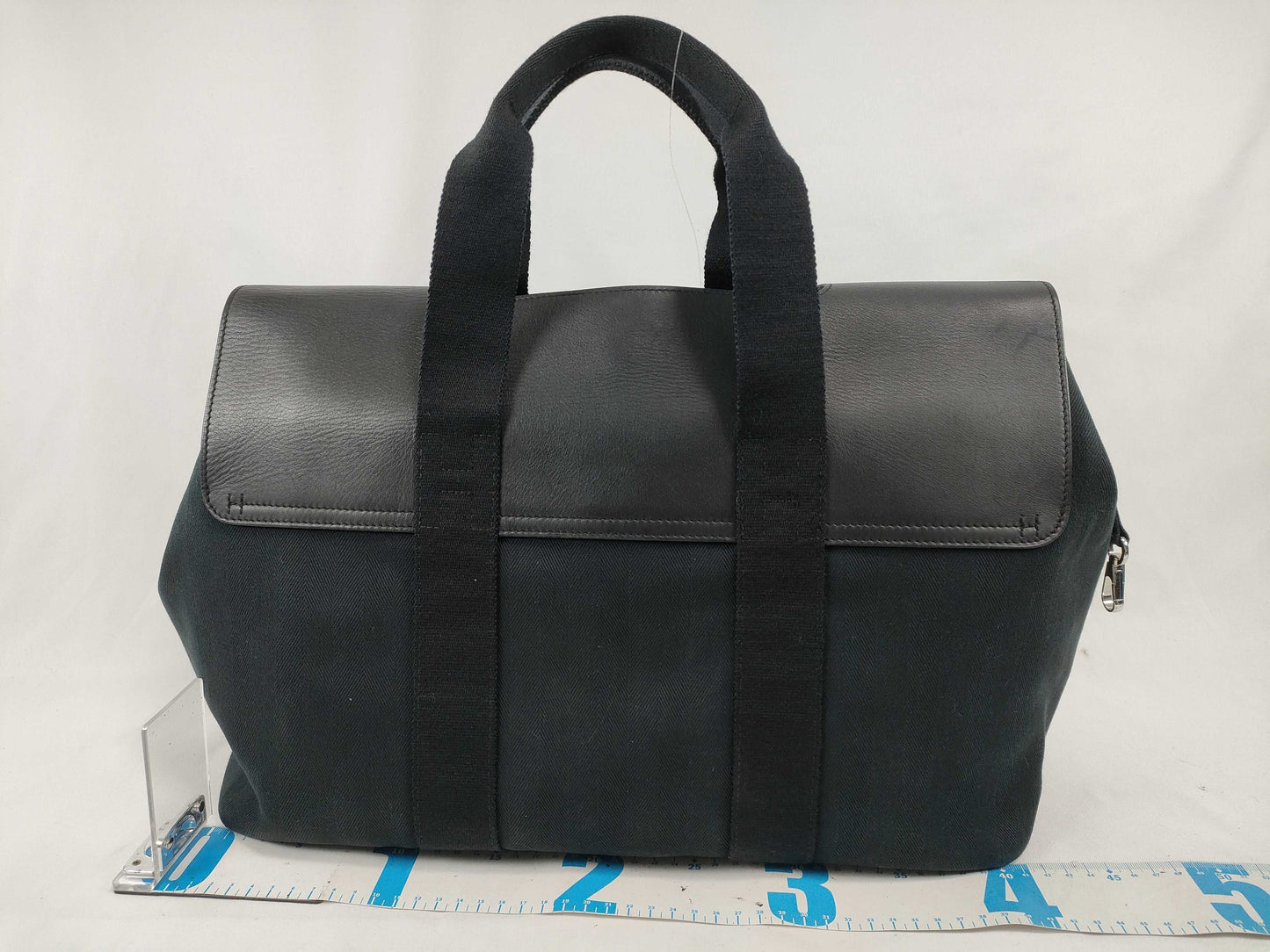 HERMES Valparaiso MM Handbag Black Handbag