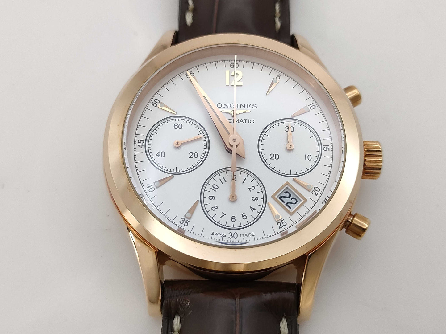 LONGINES Heritage Collection Column Wheel L2.742.8 39542895 Automatic 18K Gold Men's Watch