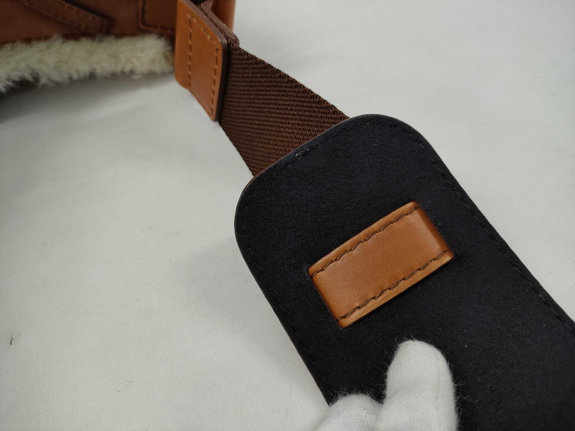 Salvatore Ferragamo One-Shoulder Wool Gancini Shoulder Bag