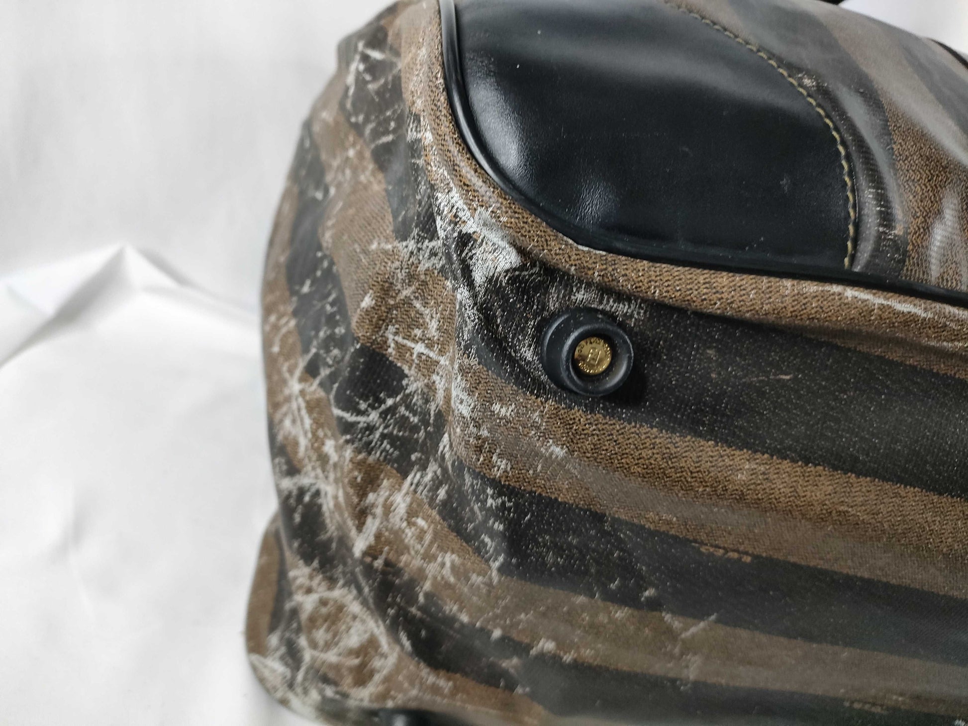 FENDI Pecan Boston Bag