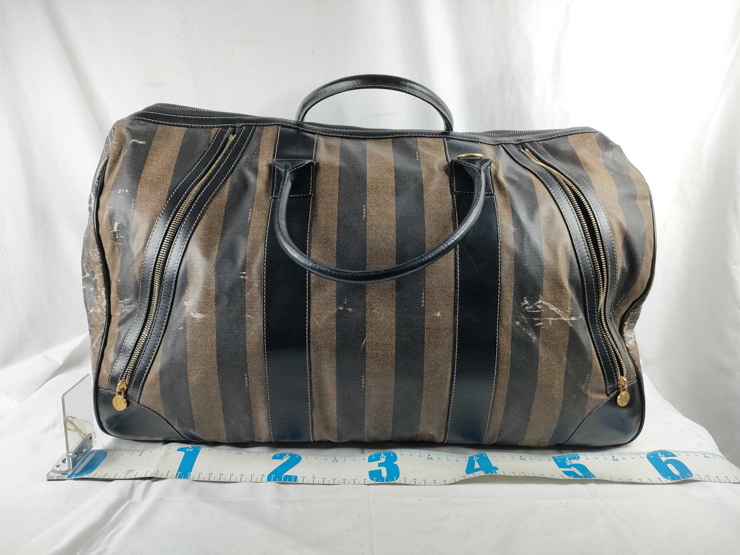 FENDI Pecan Boston Bag