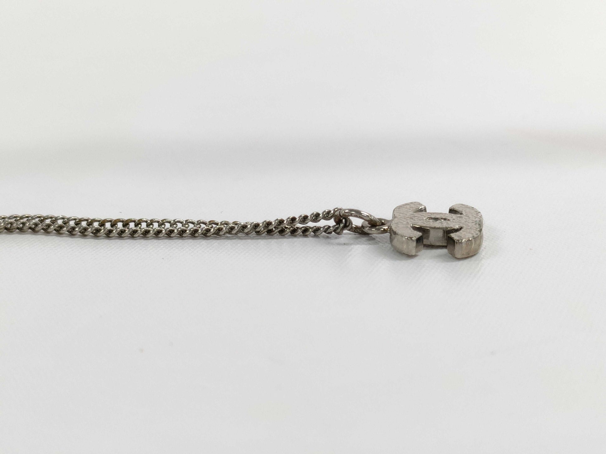 CHANEL Rhinestone Necklace Necklace