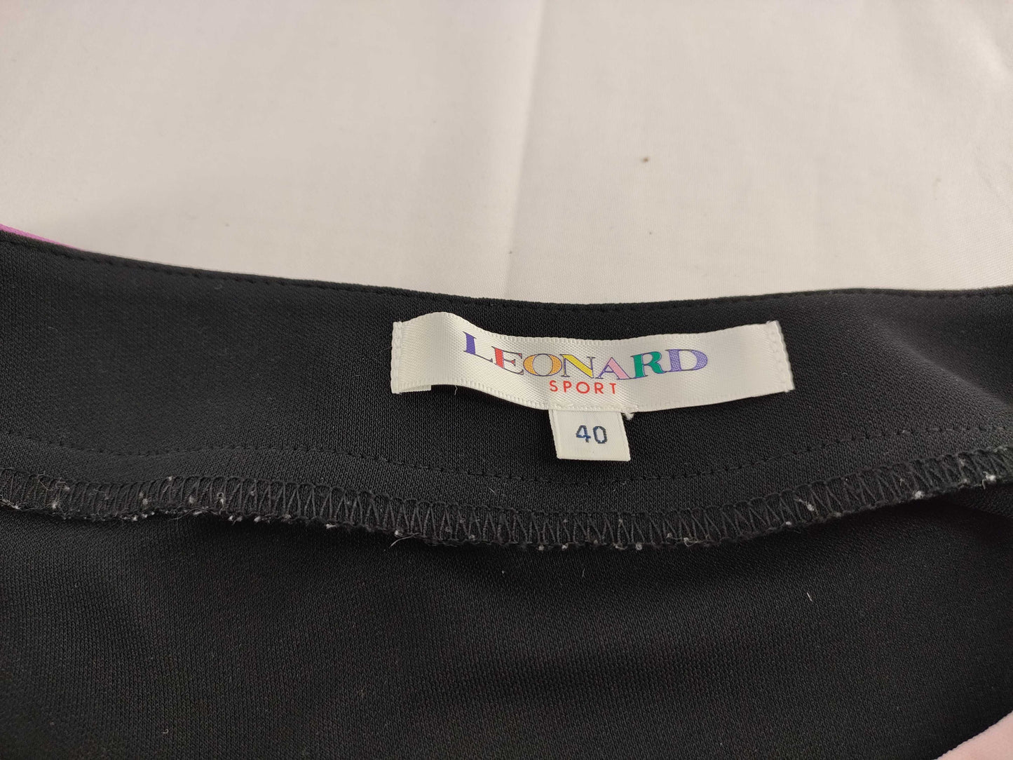 LEONARD Long Sleeve Floral Print Top Size 40