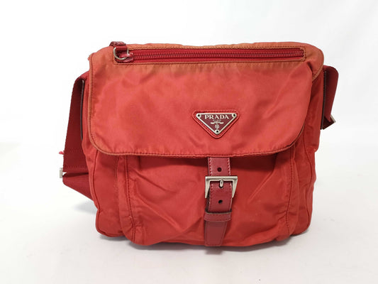 PRADA Nylon Prada Shoulder Bag, Body Bag, Waist Bag with Triangle Logo