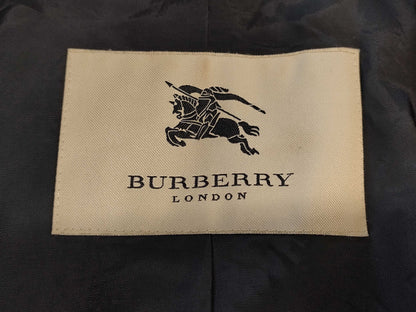BURBERRY London Trench Coat Black Size 38