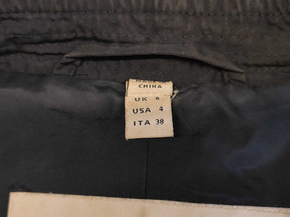 BURBERRY London Trench Coat Black Size 38