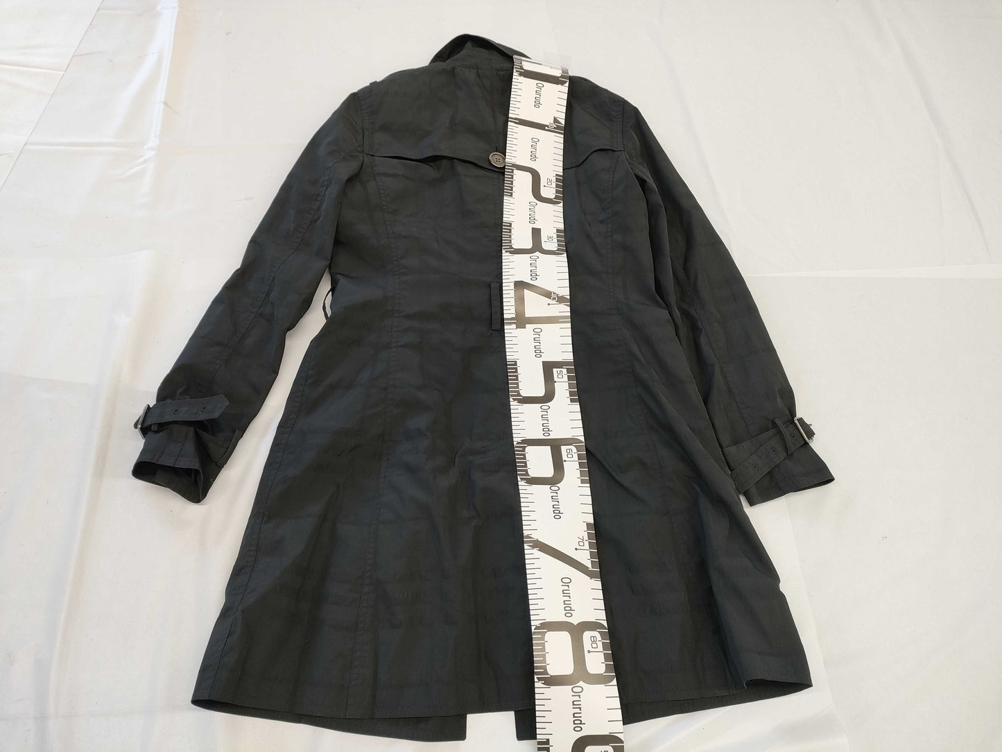 BURBERRY London Trench Coat Black Size 38