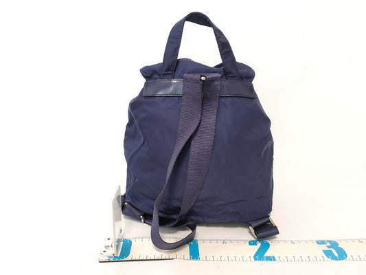 PRADA Nylon Prada Backpack Mini Triangle Logo Backpack