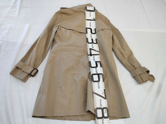 BURBERRY London Trench Coat, Honey Beige, Size 38