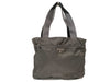 PRADA Nylon Prada Tote Bag with Triangle Logo, Black