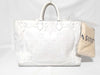 LOUIS VUITTON Louis Vuitton Handbag Tote Bag 2-Way Sac Plat Ornament Monogram White Name Tag Bag Handbag