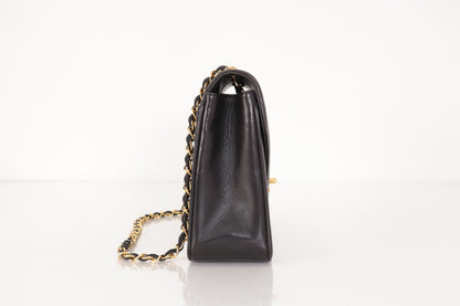 CHANEL Lambskin Chevron Lamb Chain Shoulder Bag, No. 2