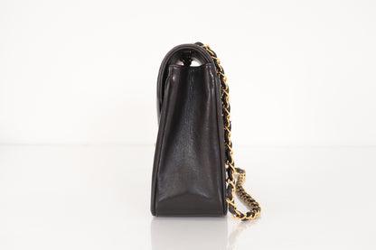 CHANEL Lambskin Chevron Lamb Chain Shoulder Bag, No. 2