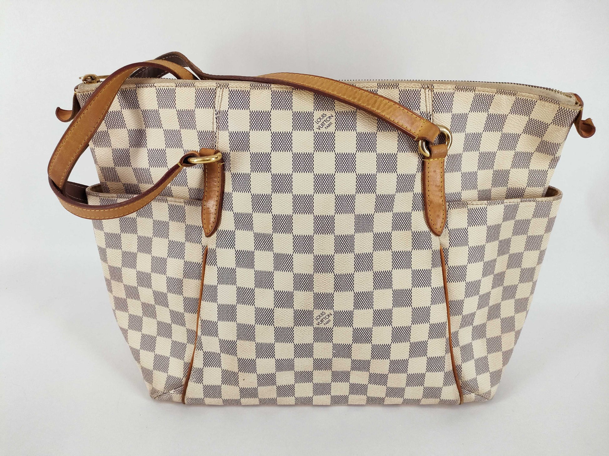 LOUIS VUITTON Damier Azur Totally MM N51262 Tote Bag