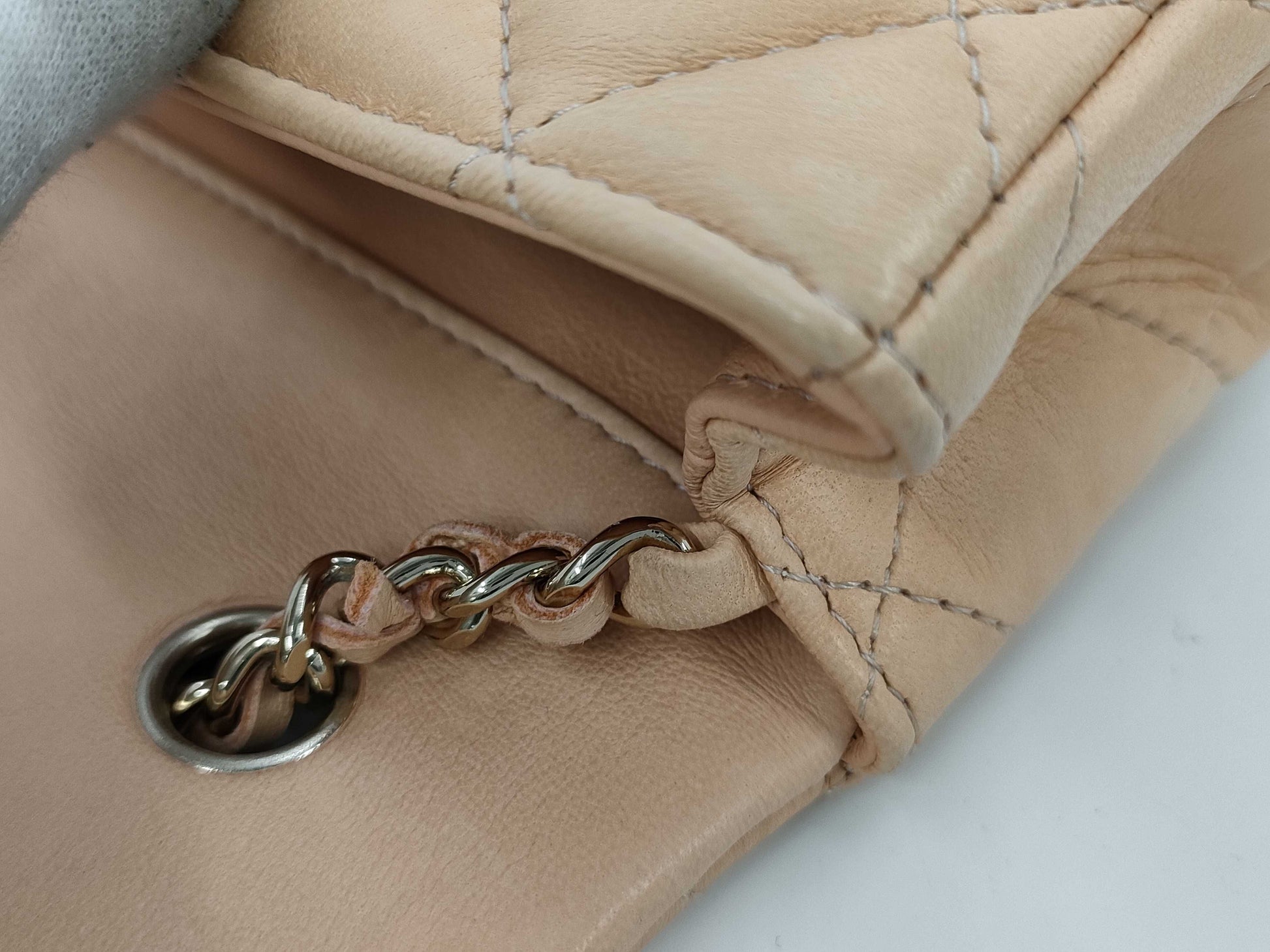 CHANEL CHANEL Mini Matelasse Lambskin Chain Shoulder Bag