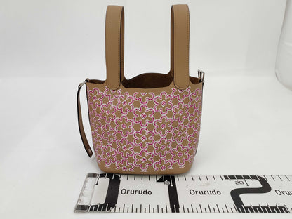 HERMES Picotin Lock Micro Lucky Daisy U Stamp Handbag